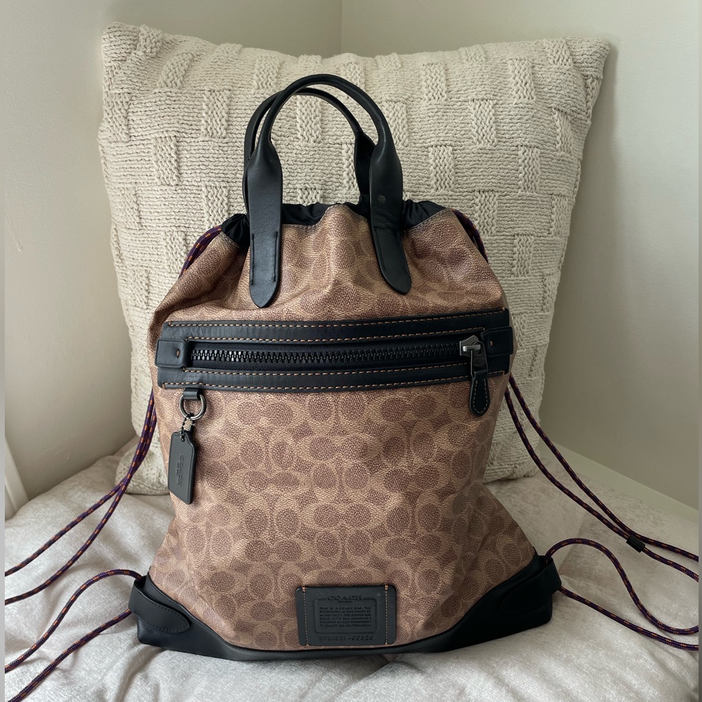 Coach Drawstring Backpack